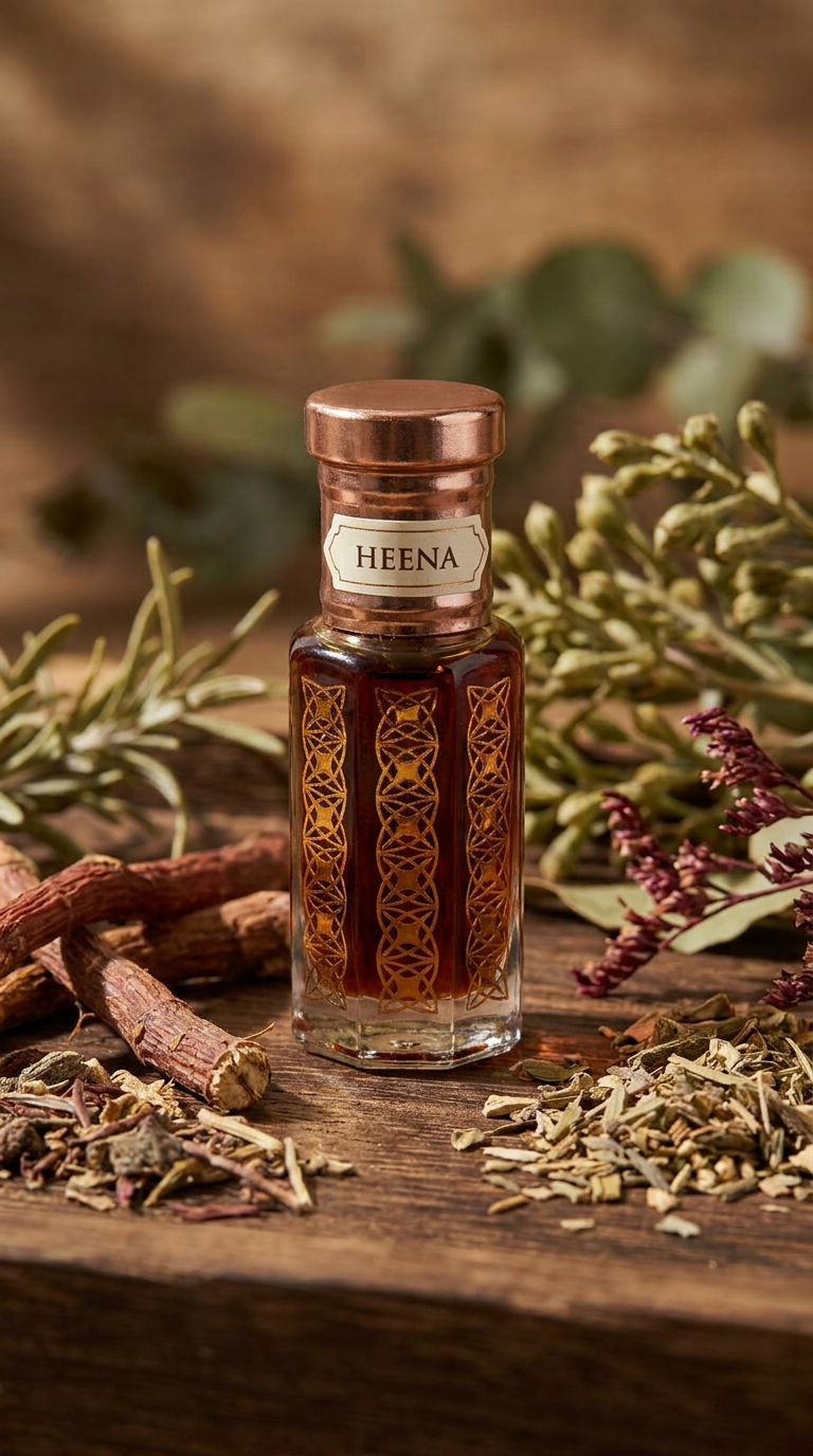 Heena Attar | Bold Herbal Floral Earthy Perfume Oil