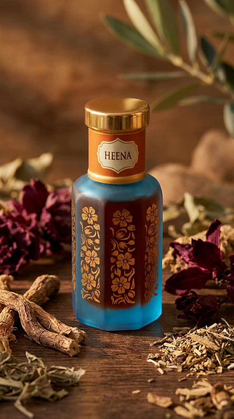 Heena Attar | Bold Herbal Floral Earthy Perfume Oil