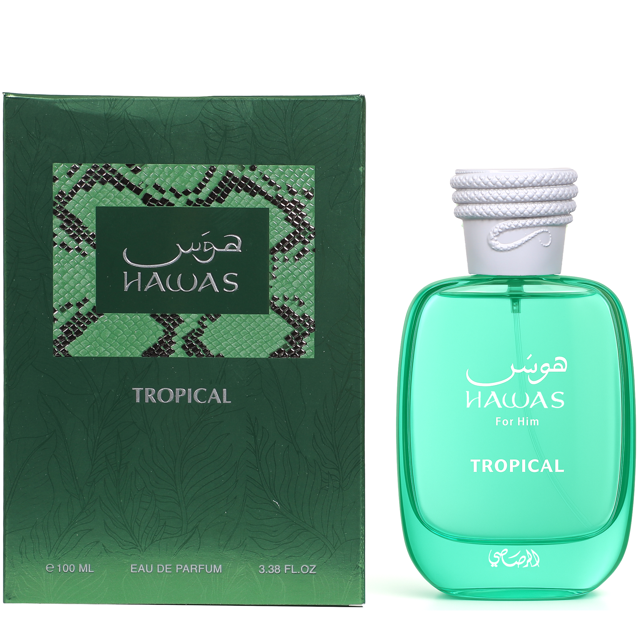 Rasasi Hawas Tropical Eau de Parfum for Men 100 ml — Fresh Tropical Coconut & Fig