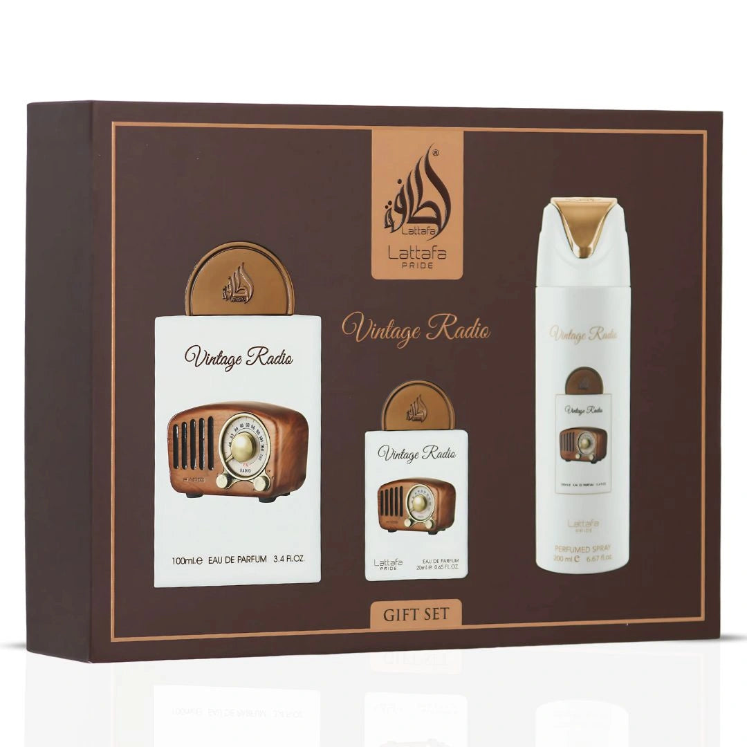 Lattafa Pride - Vintage Radio - Gift Set