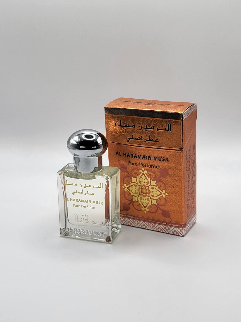 Al Haramain Musk Perfume 15ML — Pure Arabian Fragrance Oil