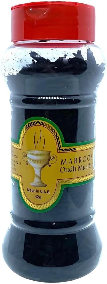 Khadlaj Mabrook Oud bakhoor Arabic incense chips 42g