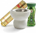 Bakhoor burner gift set Qamar marble incense stand bundle