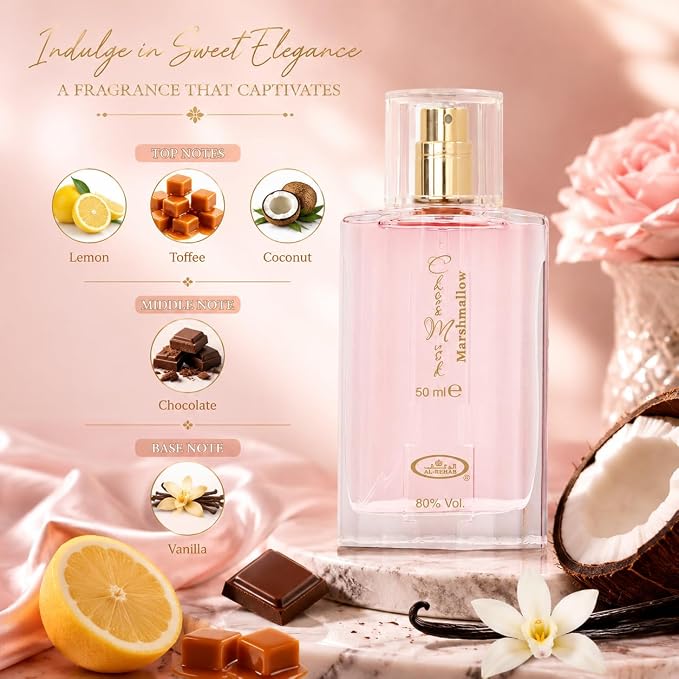 Al Rehab Choco Musk Marshmallow fluffy addictive Arabian perfume