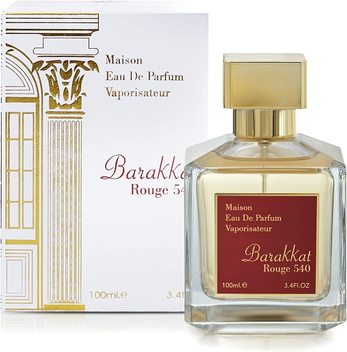 Barakkat Rouge 540 EDP Fragrance World amber floral unisex perfume