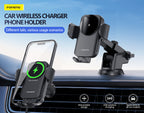 Wireless charging car phone holder