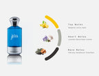 Khadlaj Bleu Glace woody aquatic mens extrait parfum long lasting