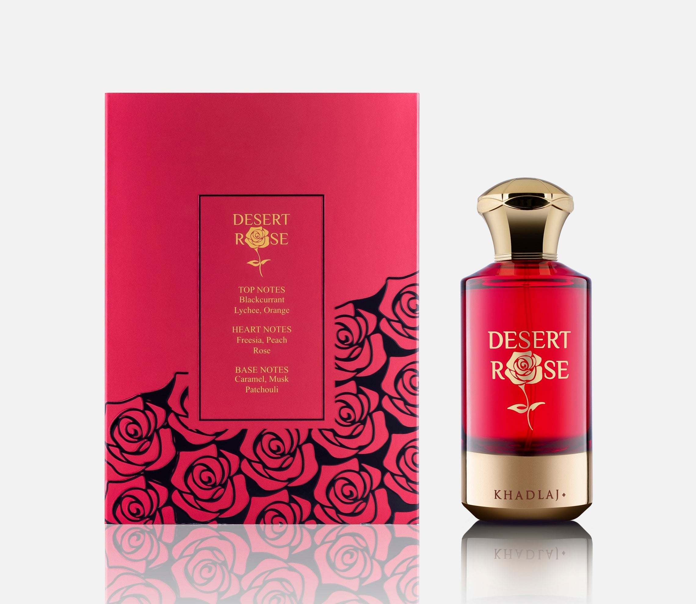 Khadlaj Desert Rose lychee rose peach caramel fragrance
