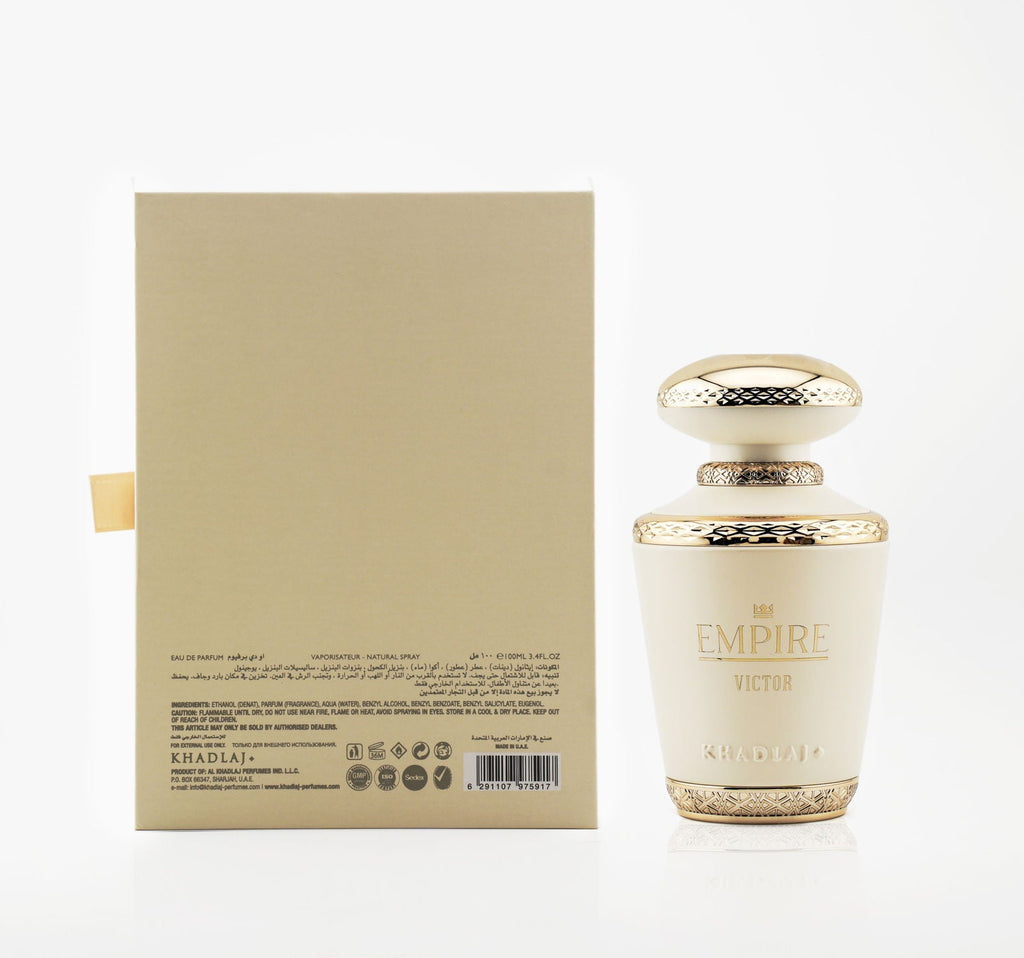 Empire Victor EDP Khadlaj bold opulent sweet perfume 100ML