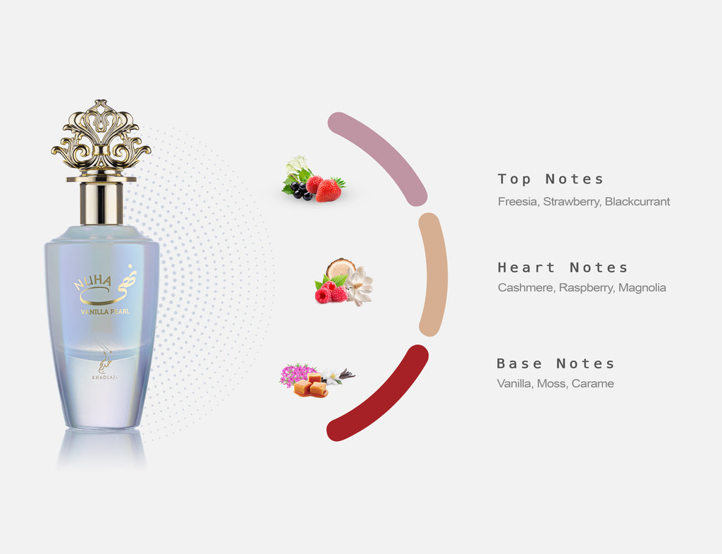 Nuha Vanilla Pearl Khadlaj vanilla caramel moss womens EDP