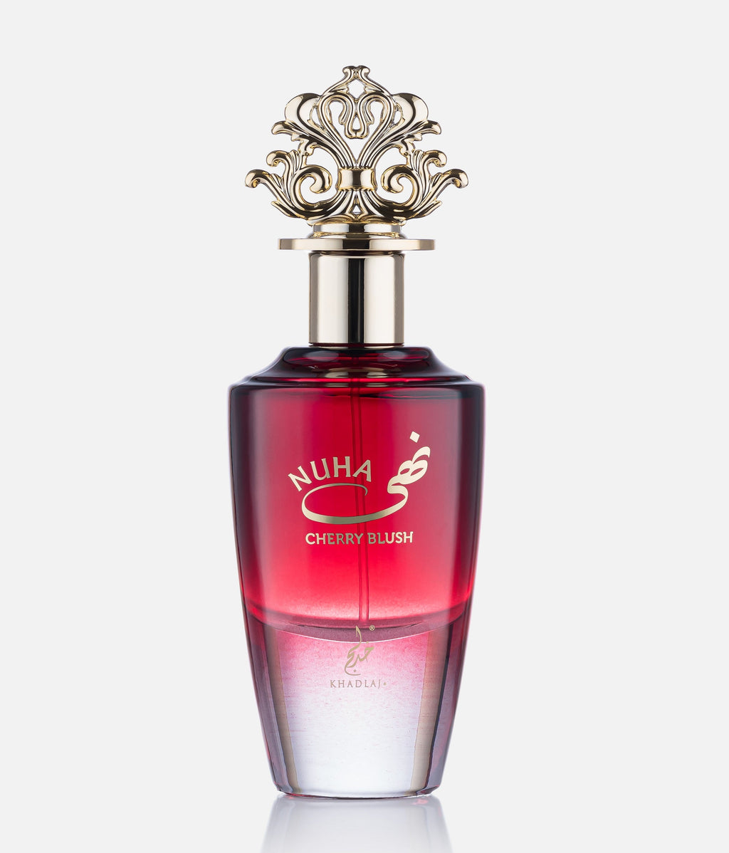 Nuha Cherry Blush Khadlaj cherry jasmine rose vanilla fragrance