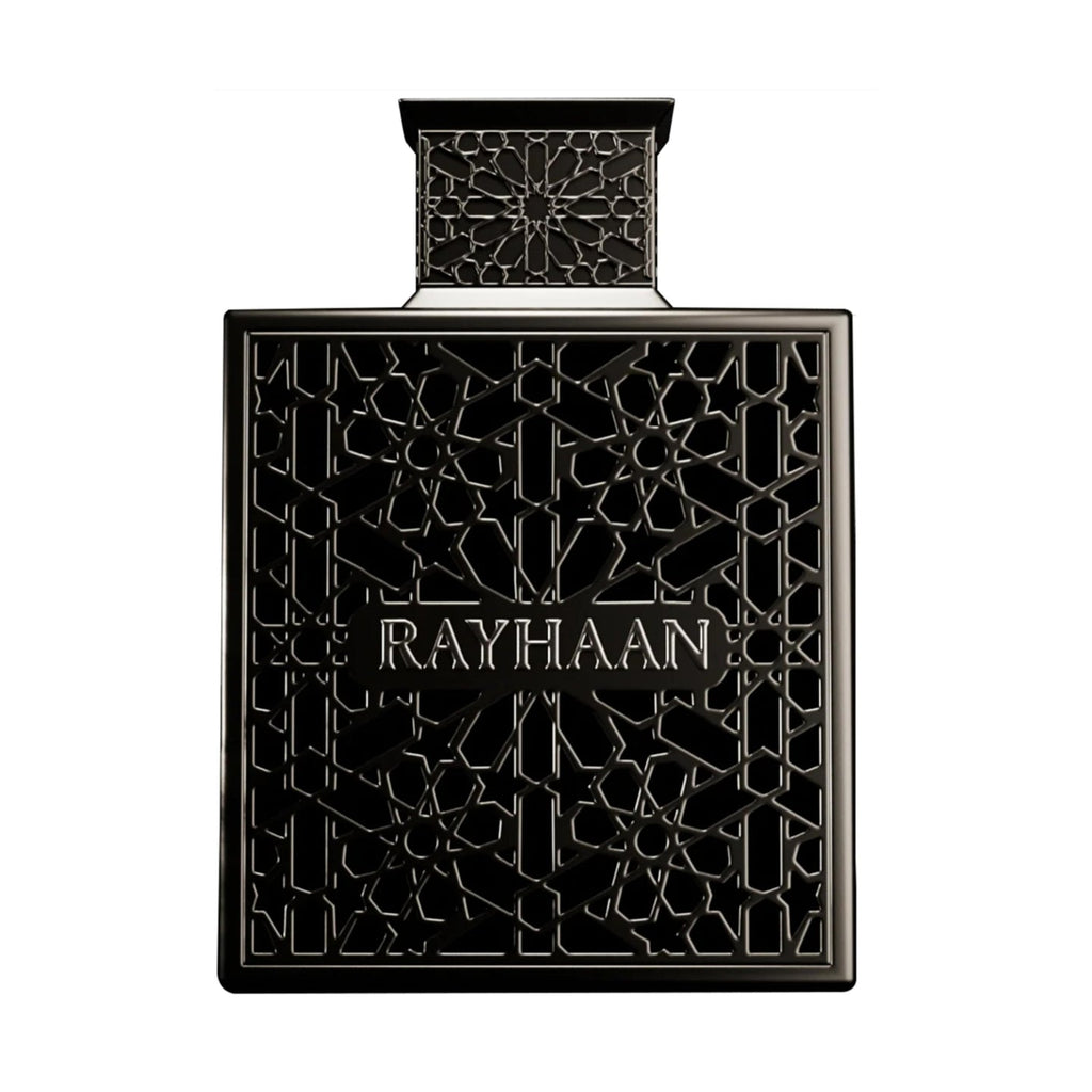 Rayhaan Obsidian Perfume Edp 100ml woody leather fragrance packaging