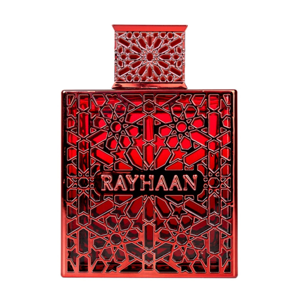 Rayhaan Crimson Edp 100ml spicy amber fragrance packaging