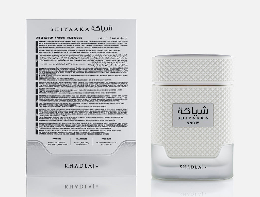 SPECIAL EDITION SHIYAAKA SNOW 100 ML EAU DE PARFUM FOR MEN