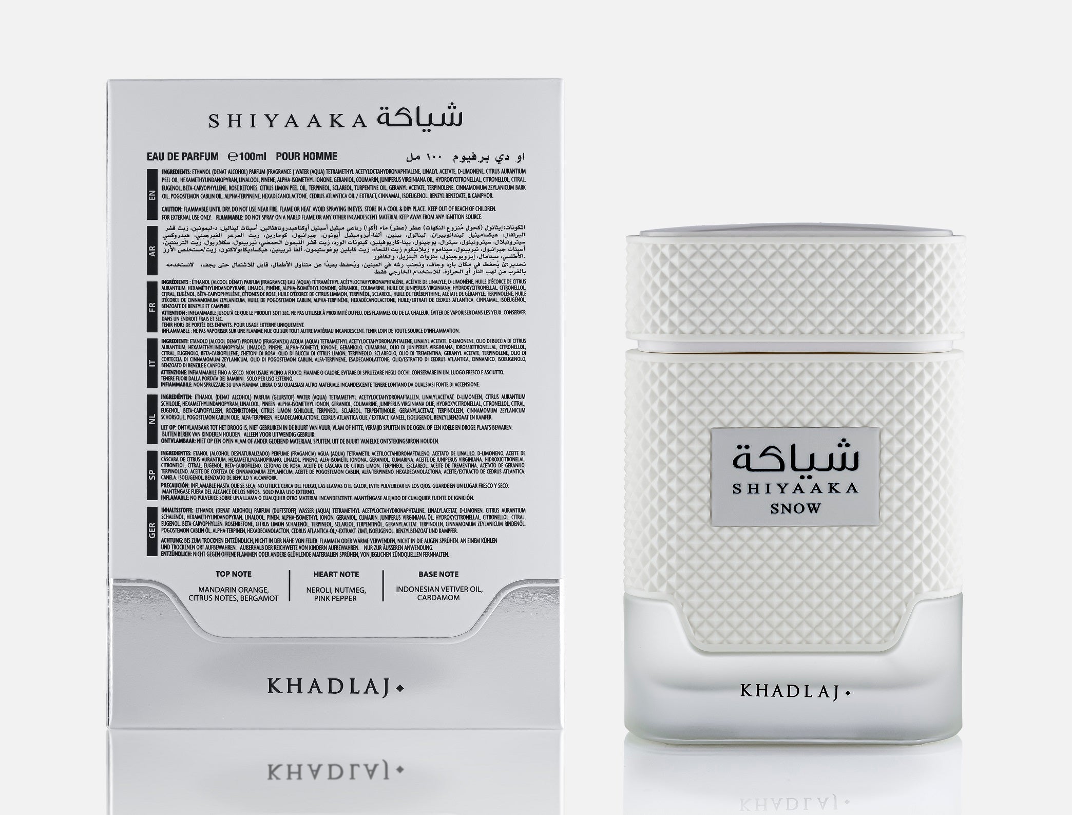 SPECIAL EDITION SHIYAAKA SNOW 100 ML EAU DE PARFUM FOR MEN