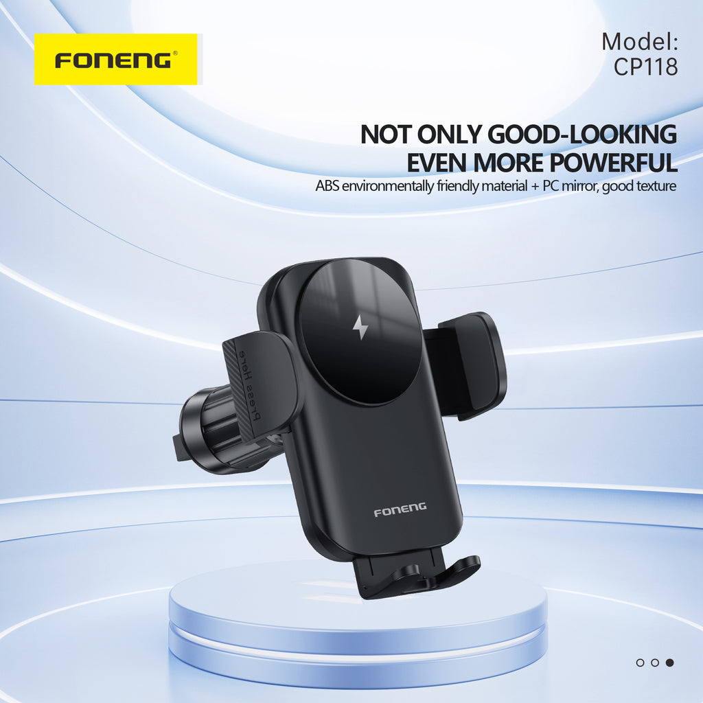 Wireless charging car phone holder