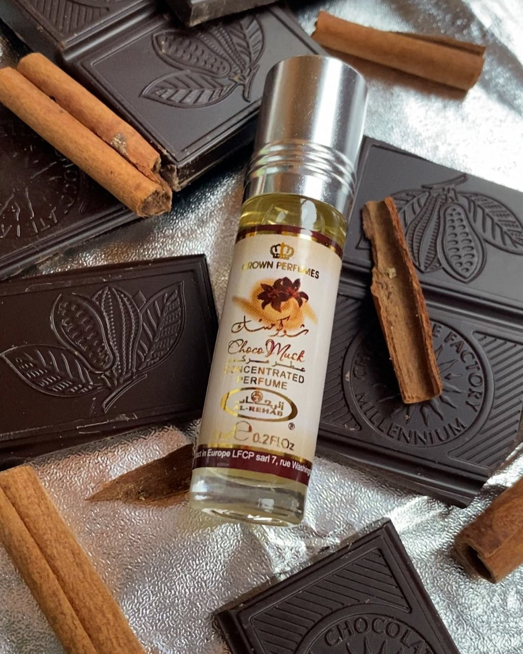 Choco Musk Al Rehab Attar 6ML — Chocolate Vanilla Amber Perfume Oil