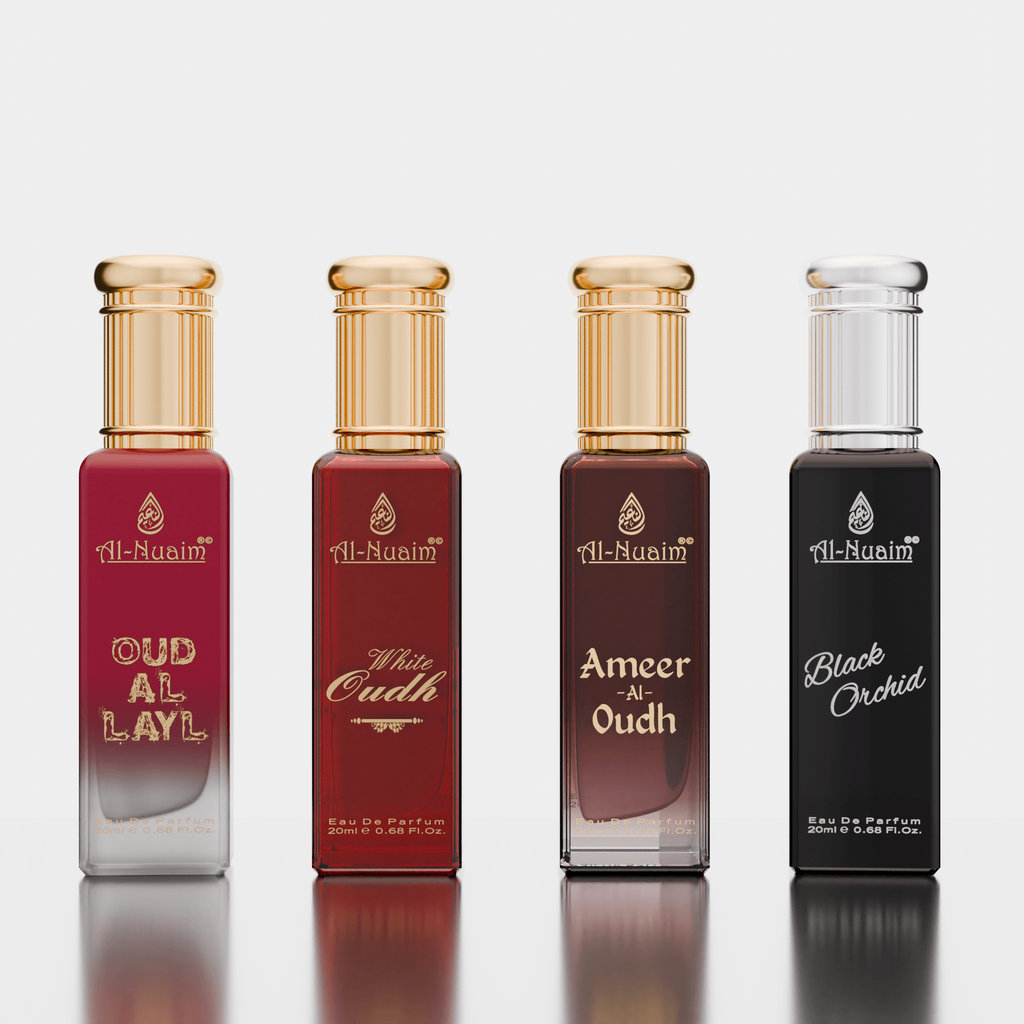 Al Nuaim attar gift set Ameer Al Oudh Black Orchid White Oudh