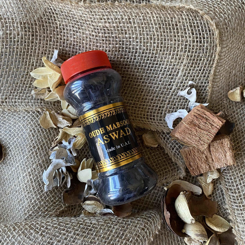Oudh Mabsoos Aswad Arabian Incense – Oud, Amla & Sandalwood | Premium Mabsoos Incense