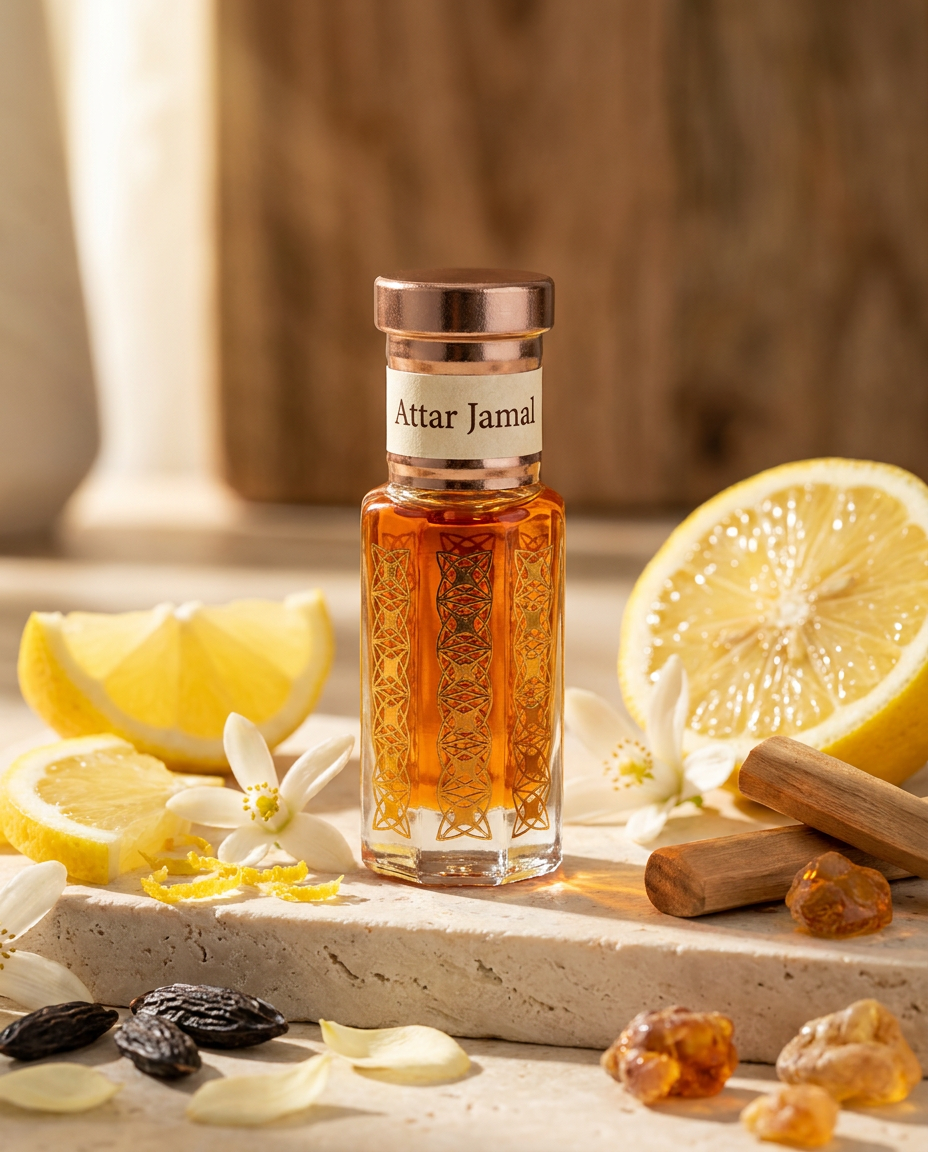 Attar Jamal | Citrus Floral Woody Unisex Perfume Oil