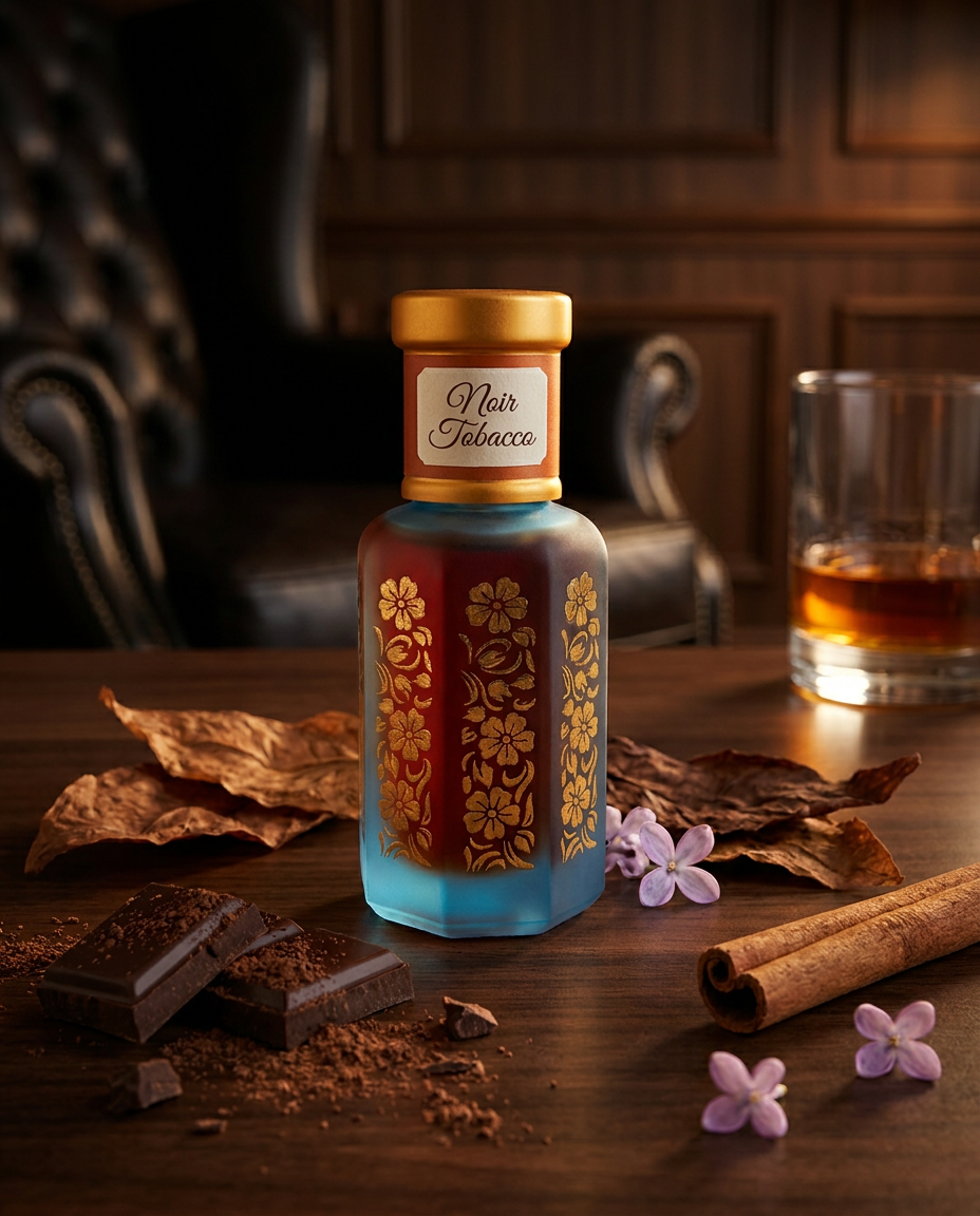 Noir Tobacco Attar | Dark Woody Tobacco Perfume Oil