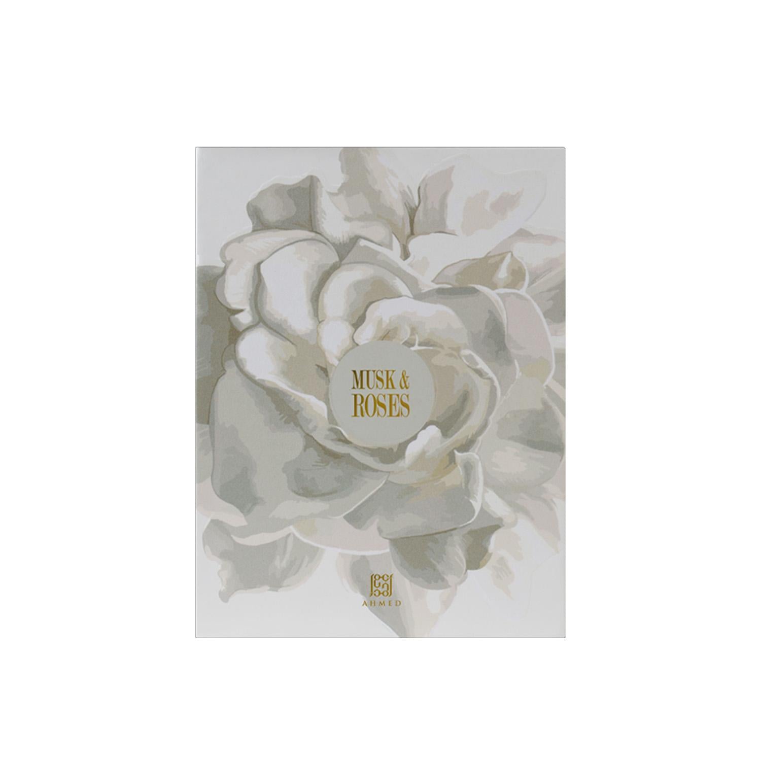 Ahmed Al Maghribi Musk & Rose 75ML Eau de Parfum | Fruity Floral Musky Perfume