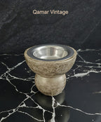 Qamar vintage bakhoor burner minimal luxury home decor incense stand