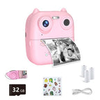 BezosMax Instant Printing Kids Camera – With 3 Rolls of Printing Paper