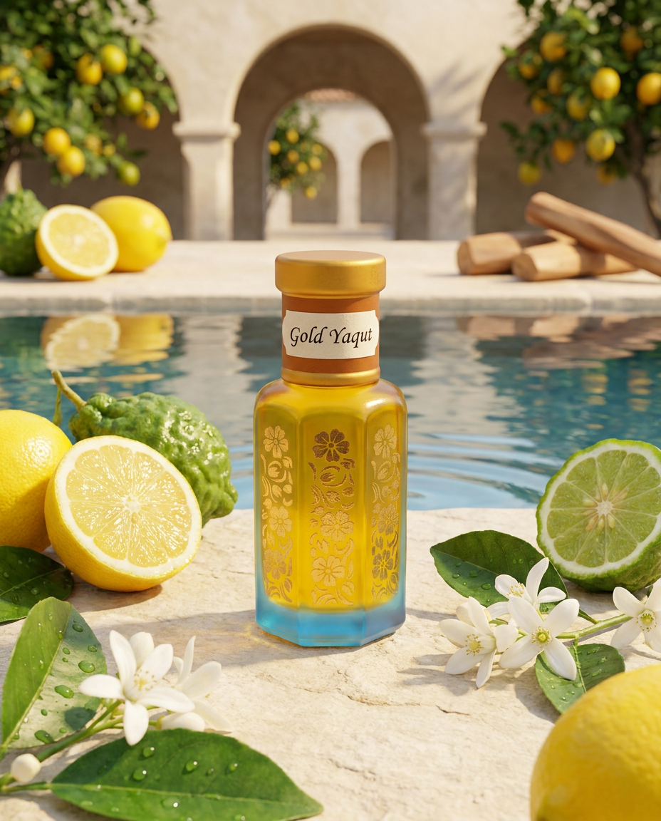 Gold Yaqut Attar | Citrus Jasmine Aquatic Perfume Oil