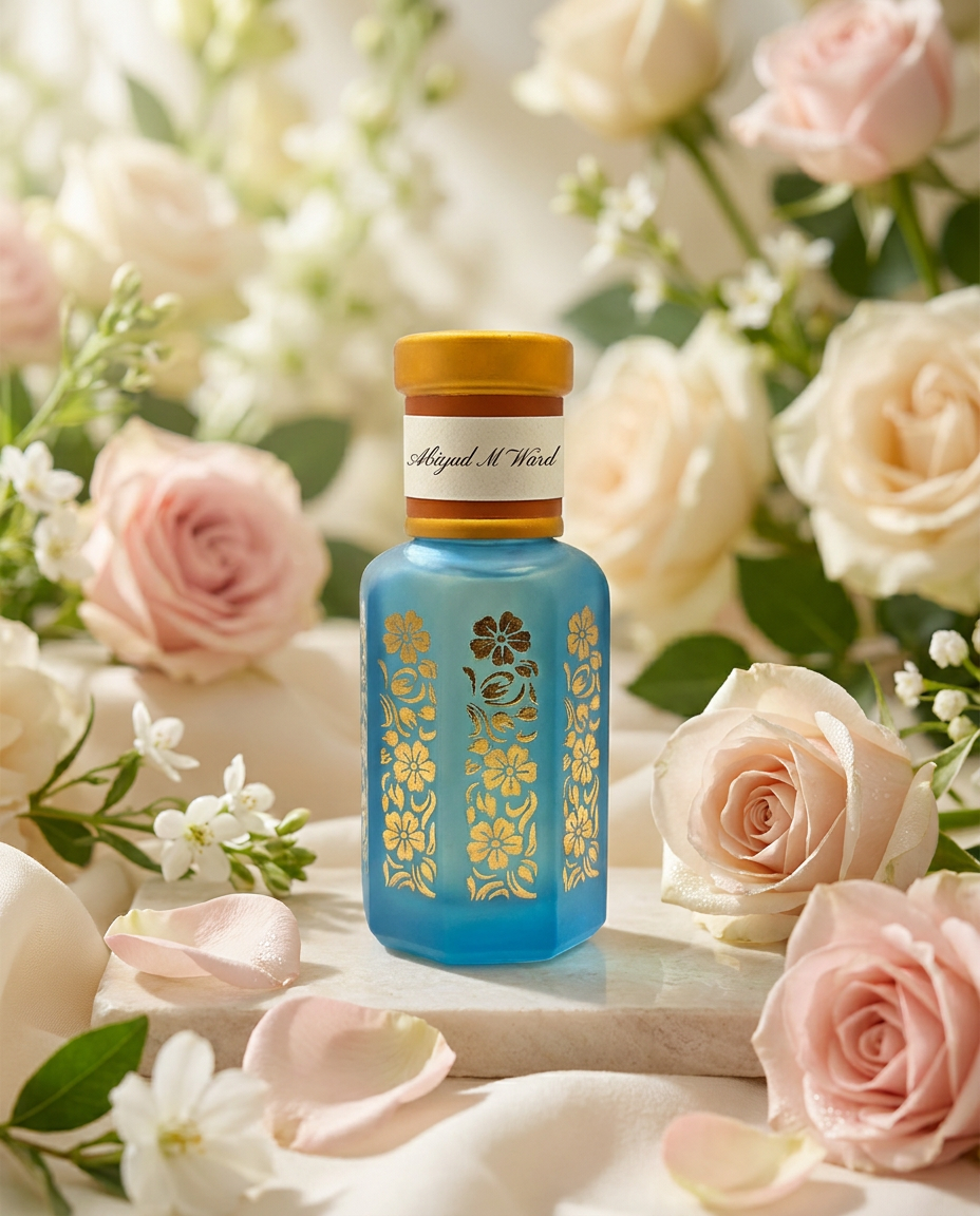 Abiyad M Ward Attar | Soft Rose Floral Musk Perfume Oil