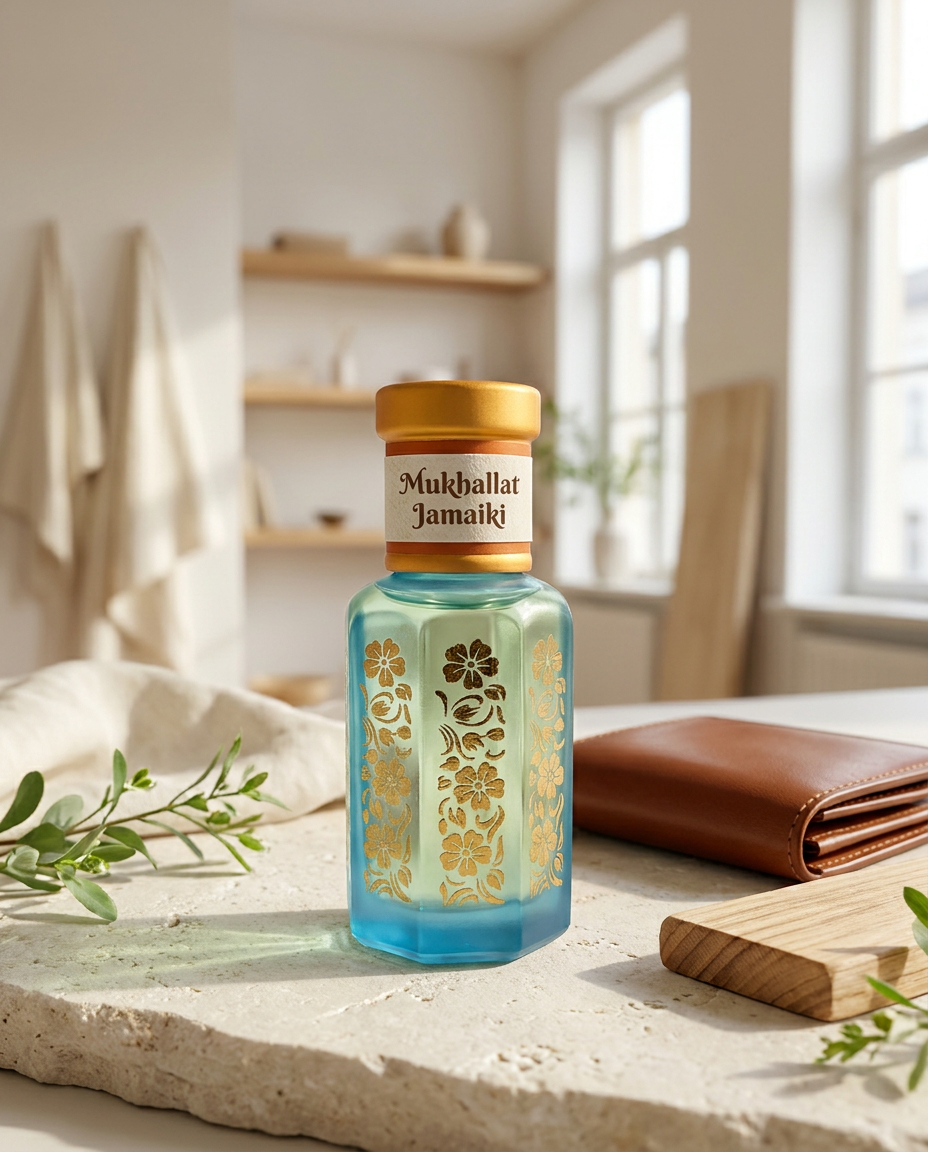 Mukhallat Jamaiki Attar | Clean Musk Leather Oud Perfume Oil