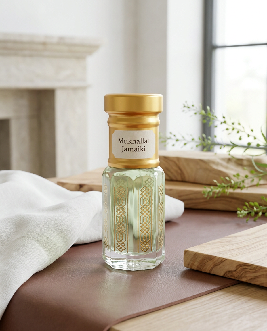 Mukhallat Jamaiki Attar | Clean Musk Leather Oud Perfume Oil