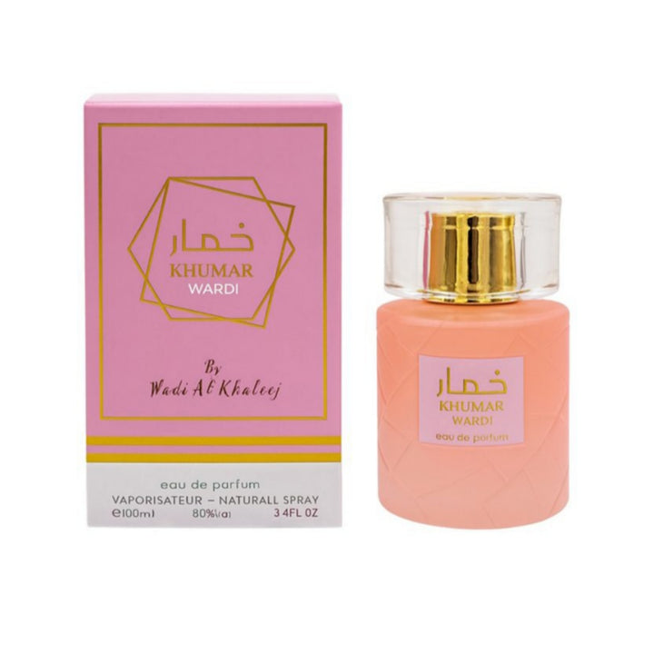 Khumar Wardi EDP 100ml – Romantic Rose & Sweet Fruity Unisex Fragrance