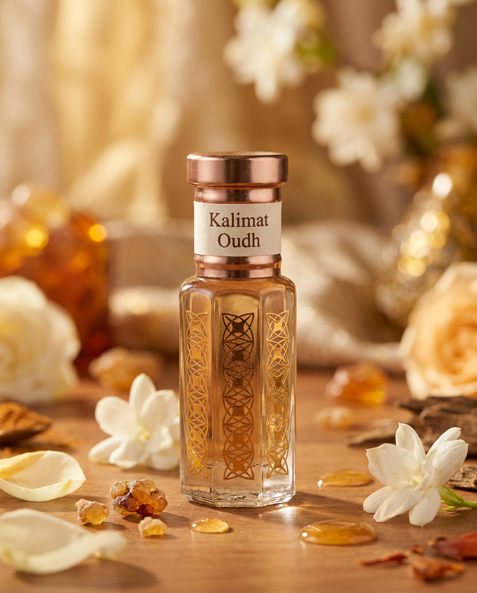 Kalimat Oudh Attar | Aceite Perfume Dulce Amaderado Ámbar Almizcle