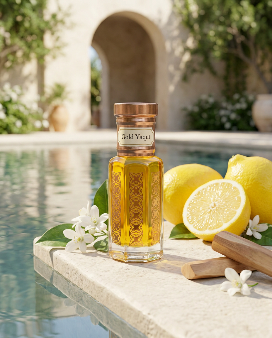 Gold Yaqut Attar | Citrus Jasmine Aquatic Perfume Oil