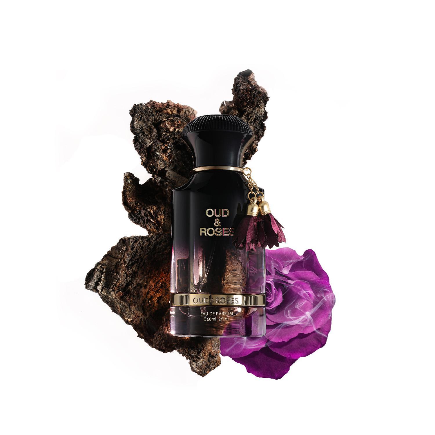 Ahmed Al Maghribi Oud & Roses 60ML Eau de Parfum | Oud Rose Floral Perfume