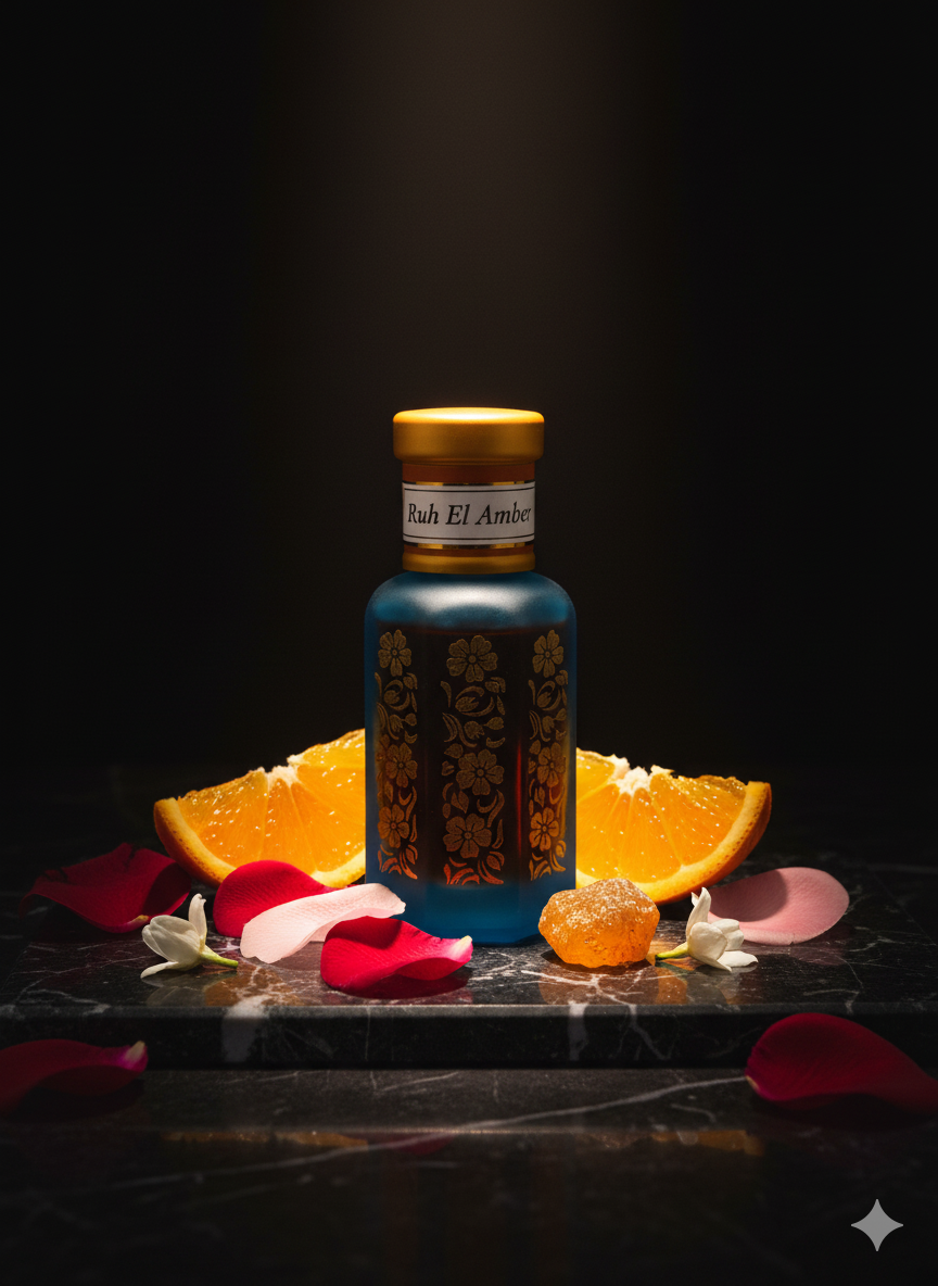 Ruh El Amber attar soothing comforting sweet amber perfume oil