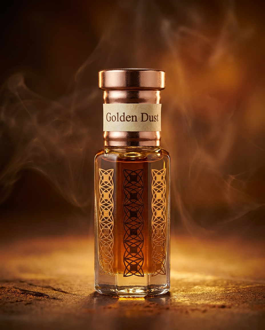 Golden Dust Attar | Smoky Gourmand Caramel Perfume Oil