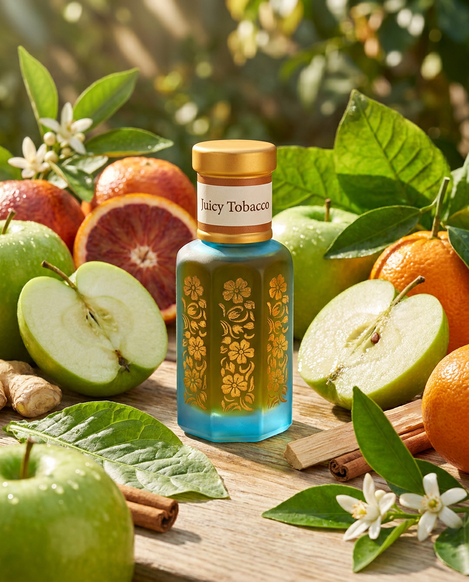 Juicy Tobacco Attar | Fresh Fruity Tobacco Perfume Oil