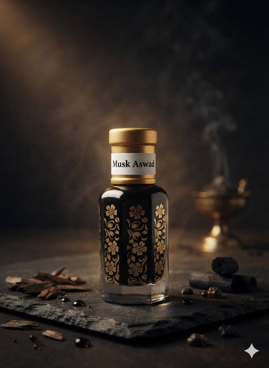 Musk Aswad Attar | Perfume de Almizcle Animalista Oscuro