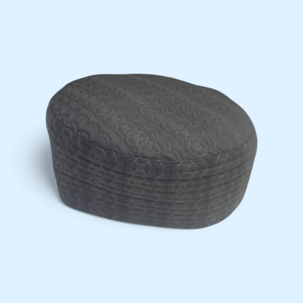 Saqafat Textured Koofi Topi – Premium Prayer Topi
