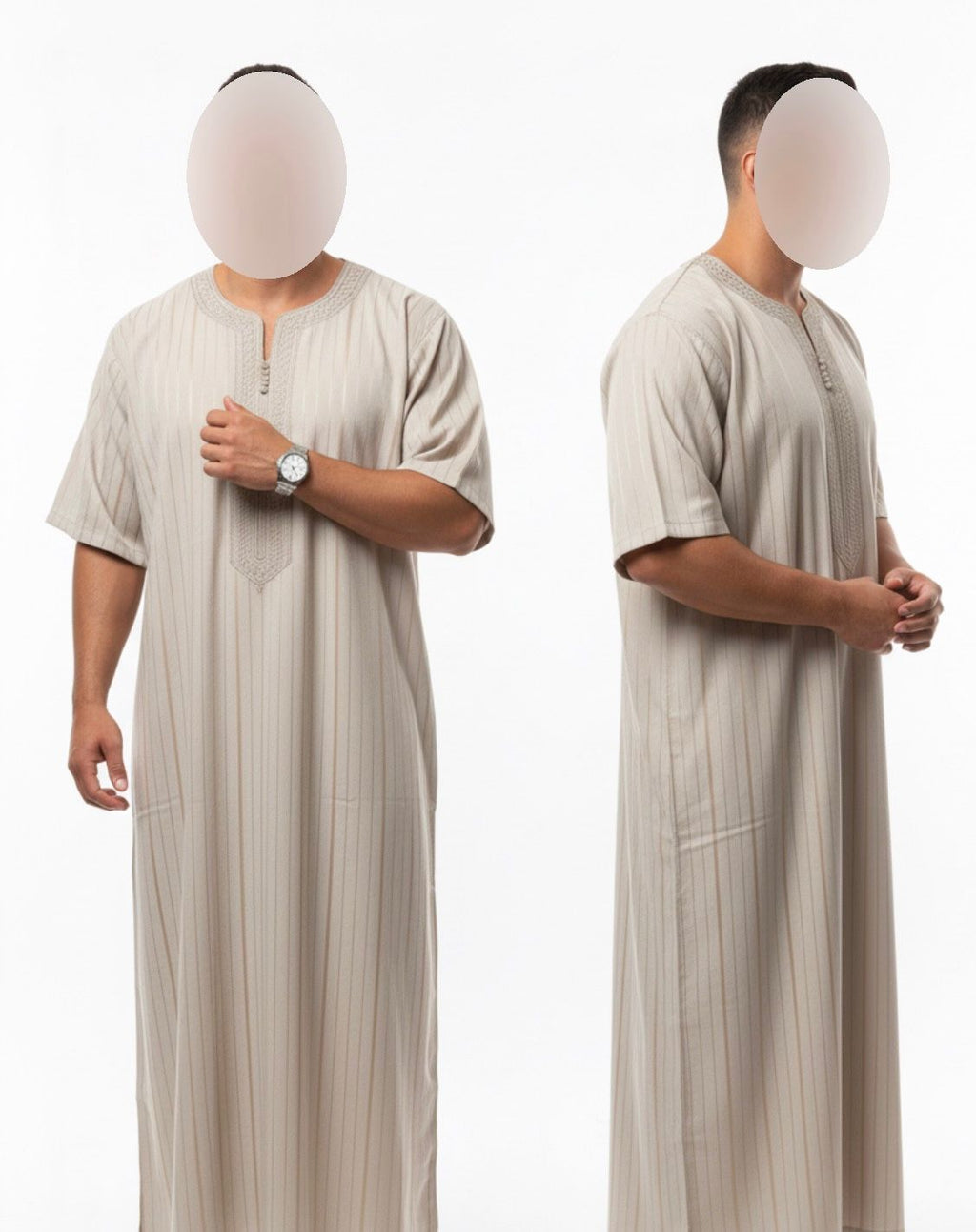 Men’s Moroccan Thobes | Lightweight Summer Jubba – Sizes 50–58