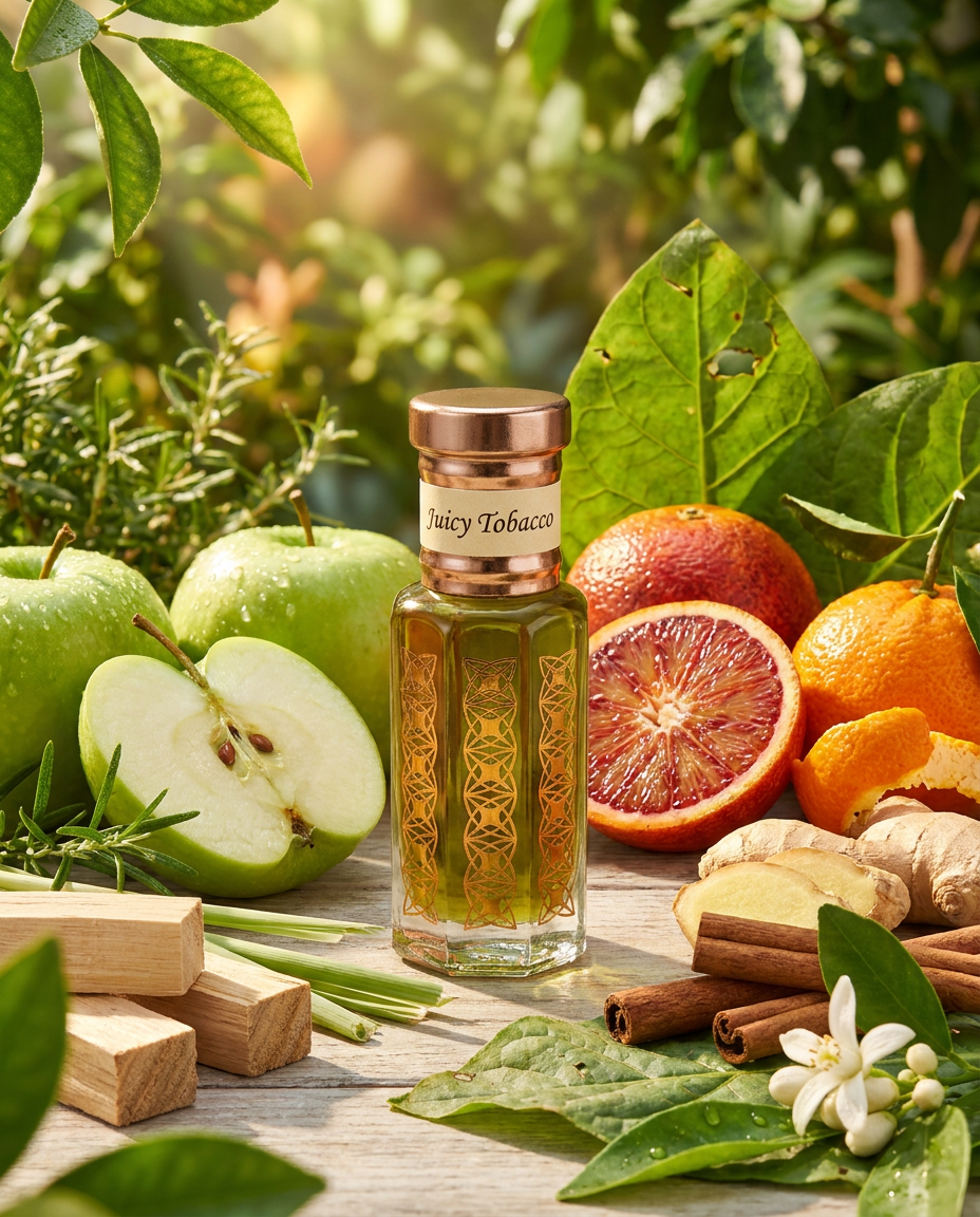 Juicy Tobacco Attar | Fresh Fruity Tobacco Perfume Oil