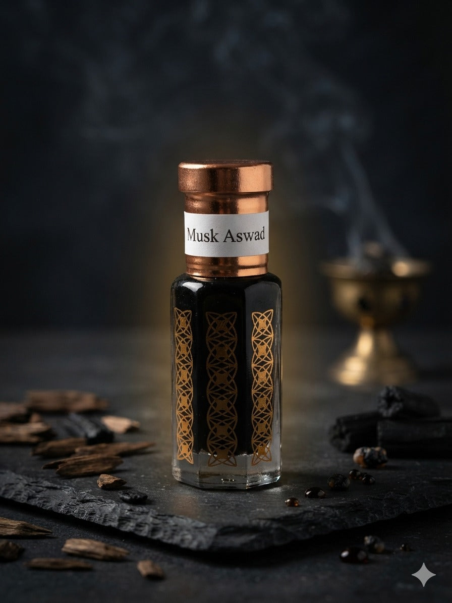 Musk Aswad Attar | Dunkles animalisches Moschusparfümöl