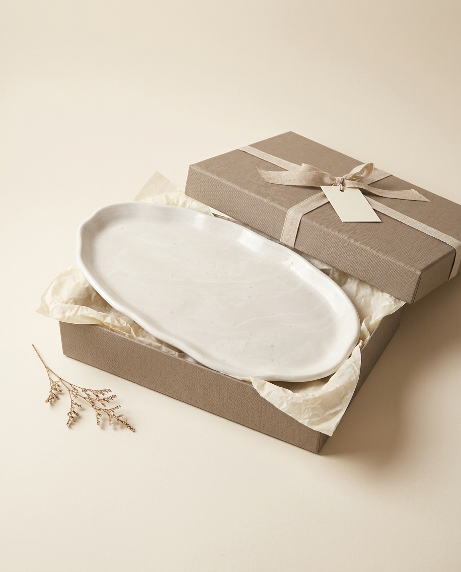 Large Boho Tray | Minimalist Home Décor & Serving Gift
