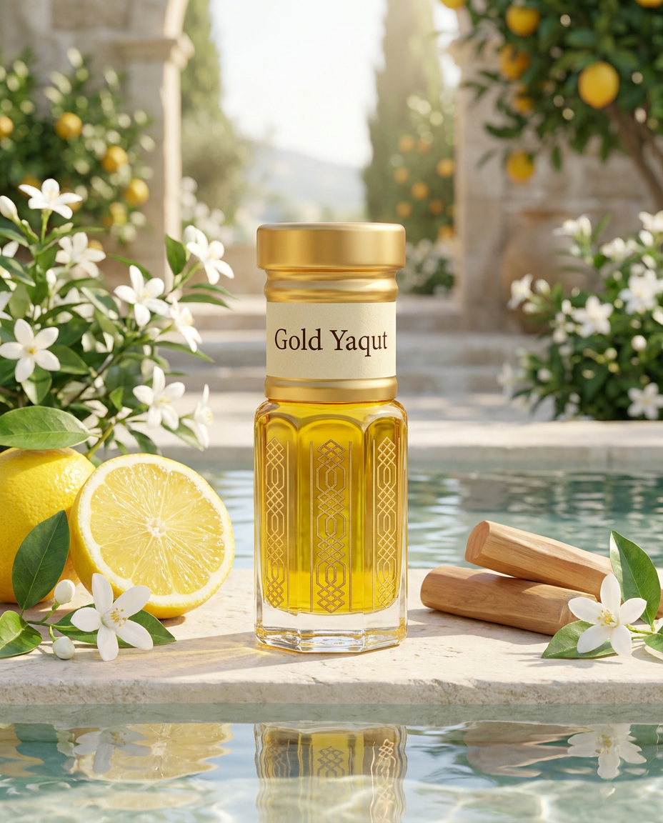 Gold Yaqut Attar | Citrus Jasmine Aquatic Perfume Oil