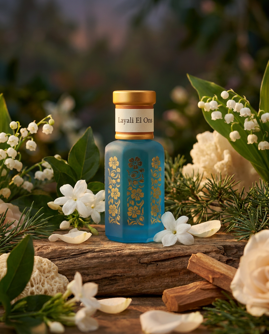 Layali El Ons Attar | Floral Woody Aldehyde Perfume Oil