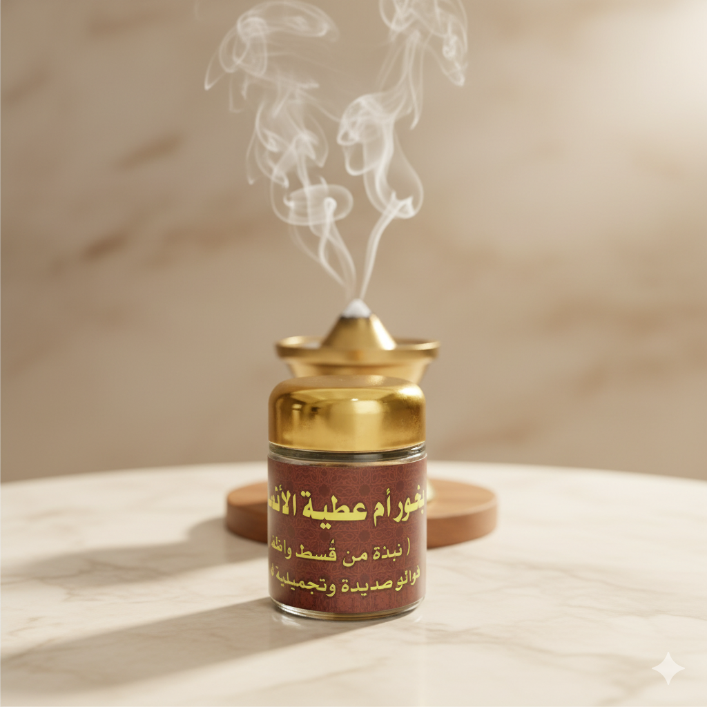 Bukhoor Umm Atiyyah Qustul Hindi feminine incense 210g