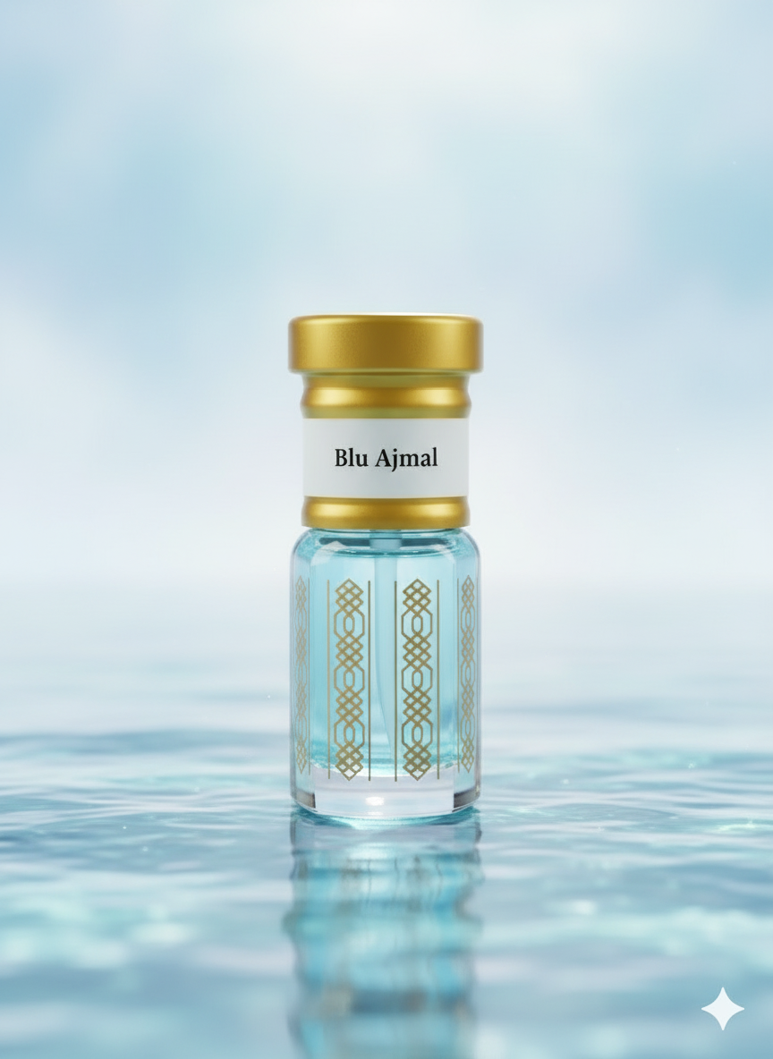 Blu Ajmal Attar Perfume Oil For Men 
