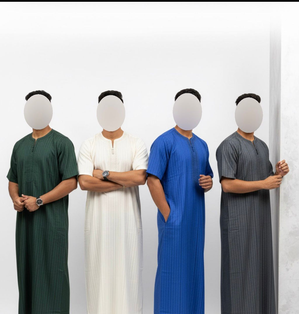 Men’s Moroccan Thobes | Lightweight Summer Jubba – Sizes 50–58